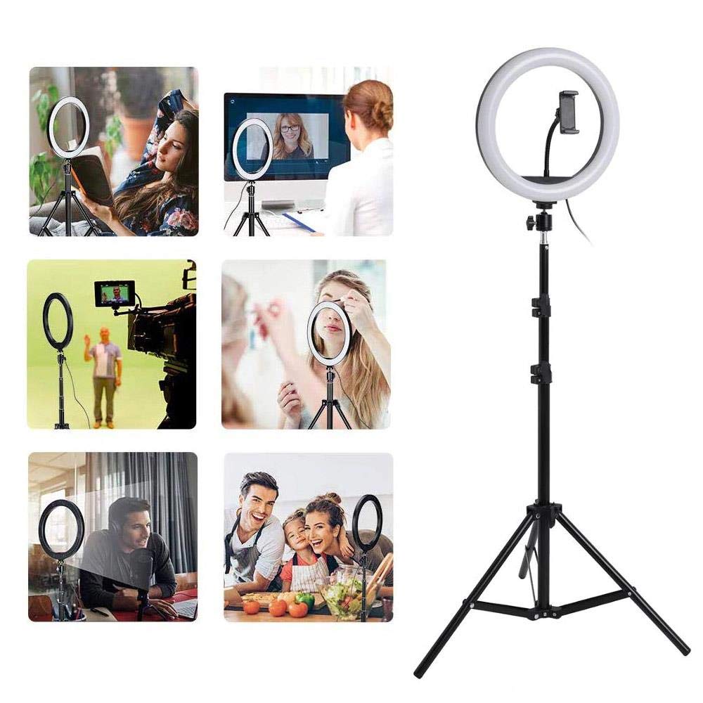 ring light Selfie with Tripod Stand & Cell Phone Holder for Live Stream/Makeup SierraOak Mini led Camera Ringlight for YouTube Video/TIK Tok for iPhone11 Xr Android - Opticdeals