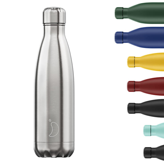 Chilly's Water Bottle | Stainless Steel and Reusable | Leak Proof, Sweat Free | Pastel Green | 260ml - Opticdeals