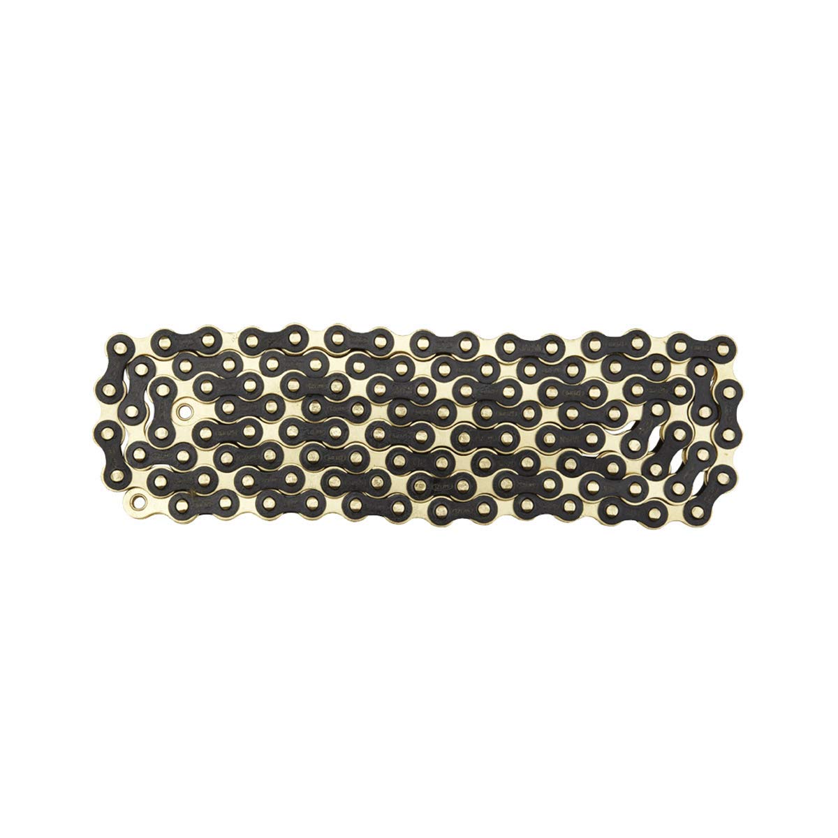 Bike Chain Standard  1/8 x 1/2 (116 Links), Gold/Black - Opticdeals