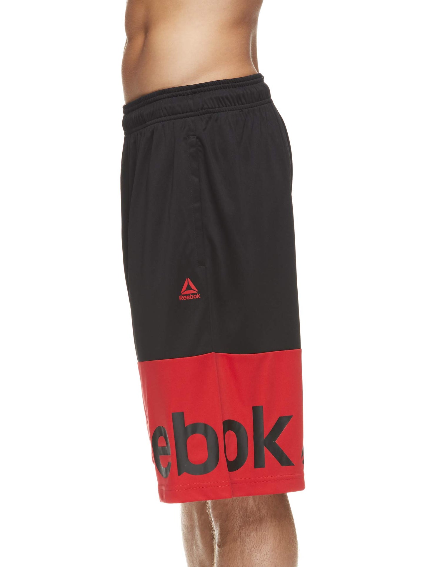 Reebok Men's Mesh Basketball Gym Shorts  Sz M w/Elastic Drawstring Waistband & Pockets - Opticdeals