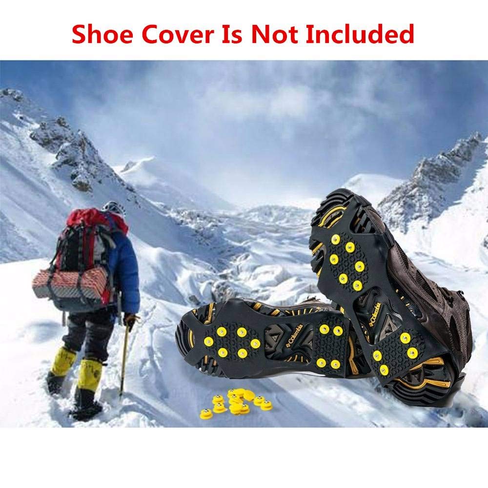 FIVE BEE Anti Slip Snow Ice Crampon Spikes- Durable Grips Grippers Crampon - Opticdeals