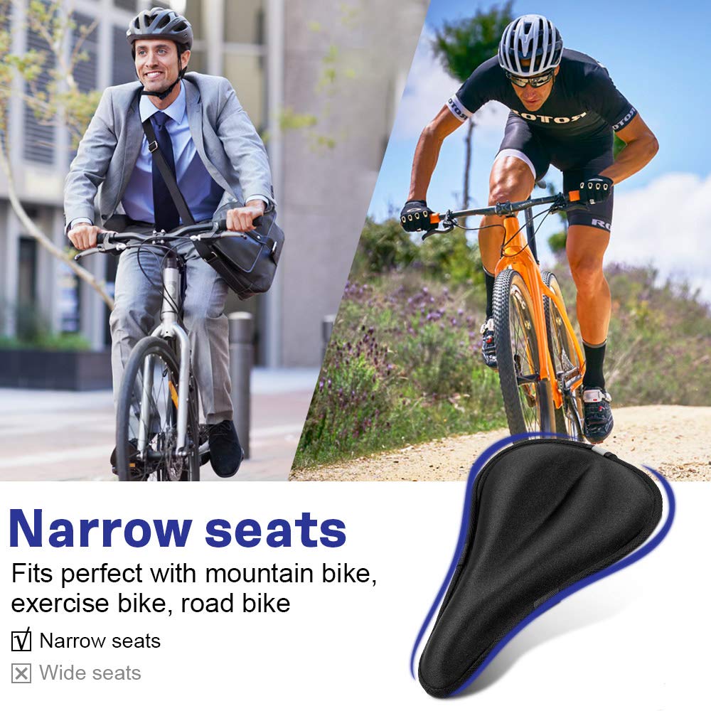 ANZOME Gel Bike Seat Cover for Women and Men, Peloton Seat Cushion Fits for - Opticdeals