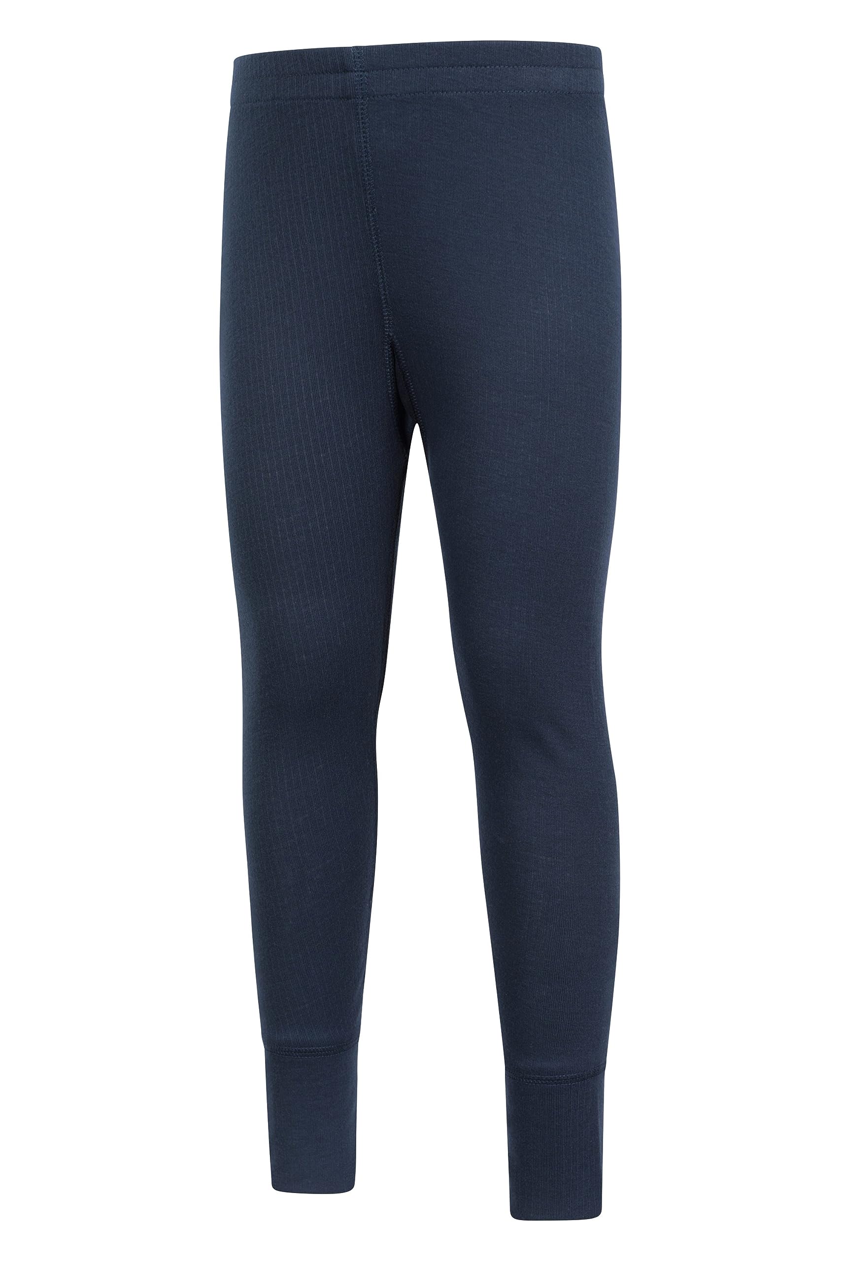 Mountain Warehouse Talus Kids Base Layer Thermal Pants Navy 5-6 Years - Opticdeals