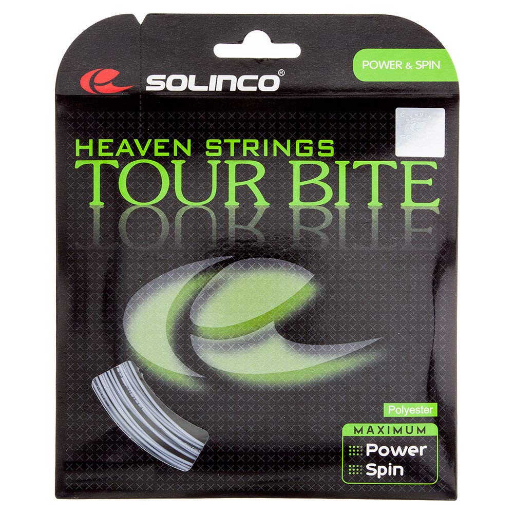 Solinco Tour Bite (17-1.20mm) Tennis String (Silver) - Opticdeals