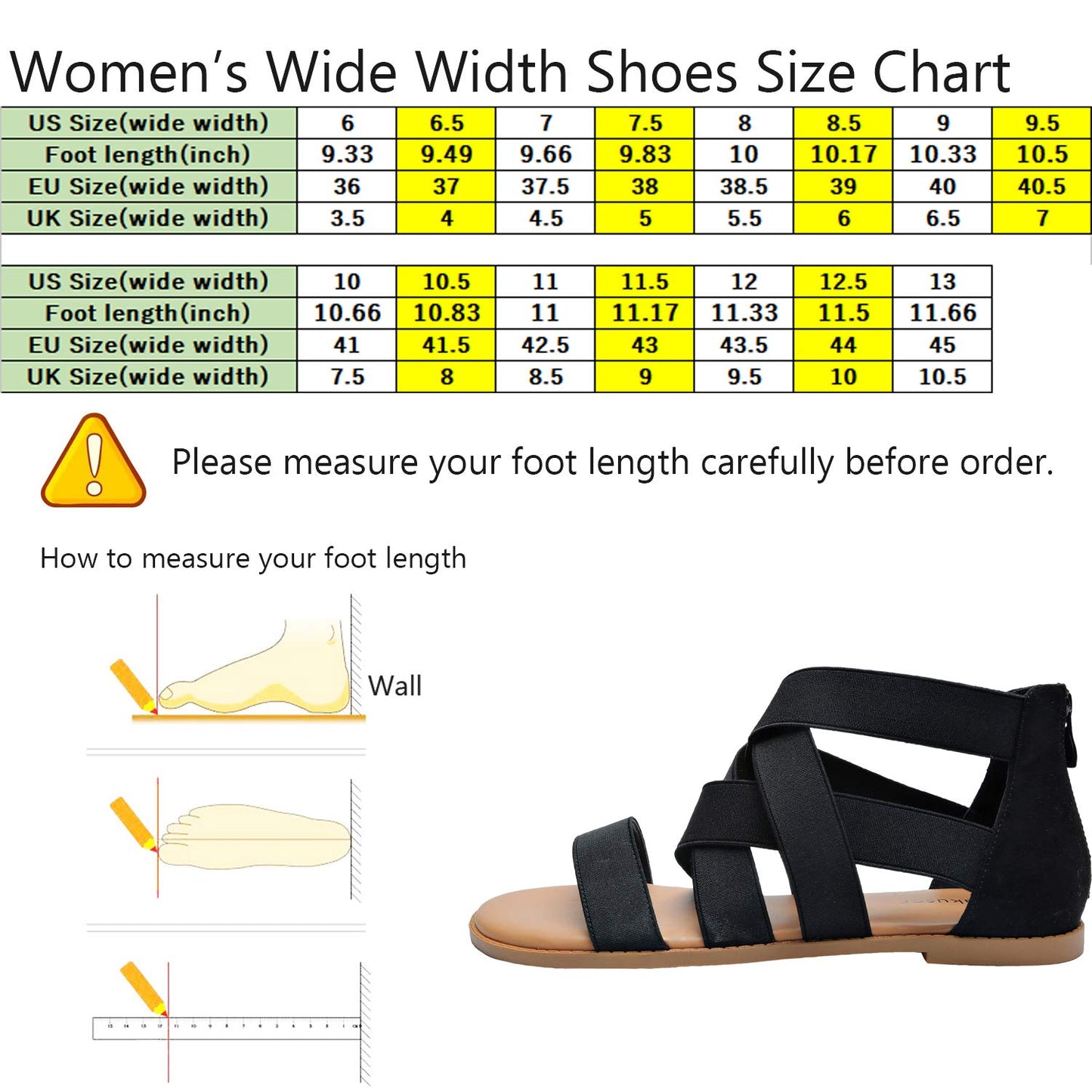 Women's Wide Width Flat Sandals - Open Toe One Band Ankle Strap Flexible Buckle - Opticdeals