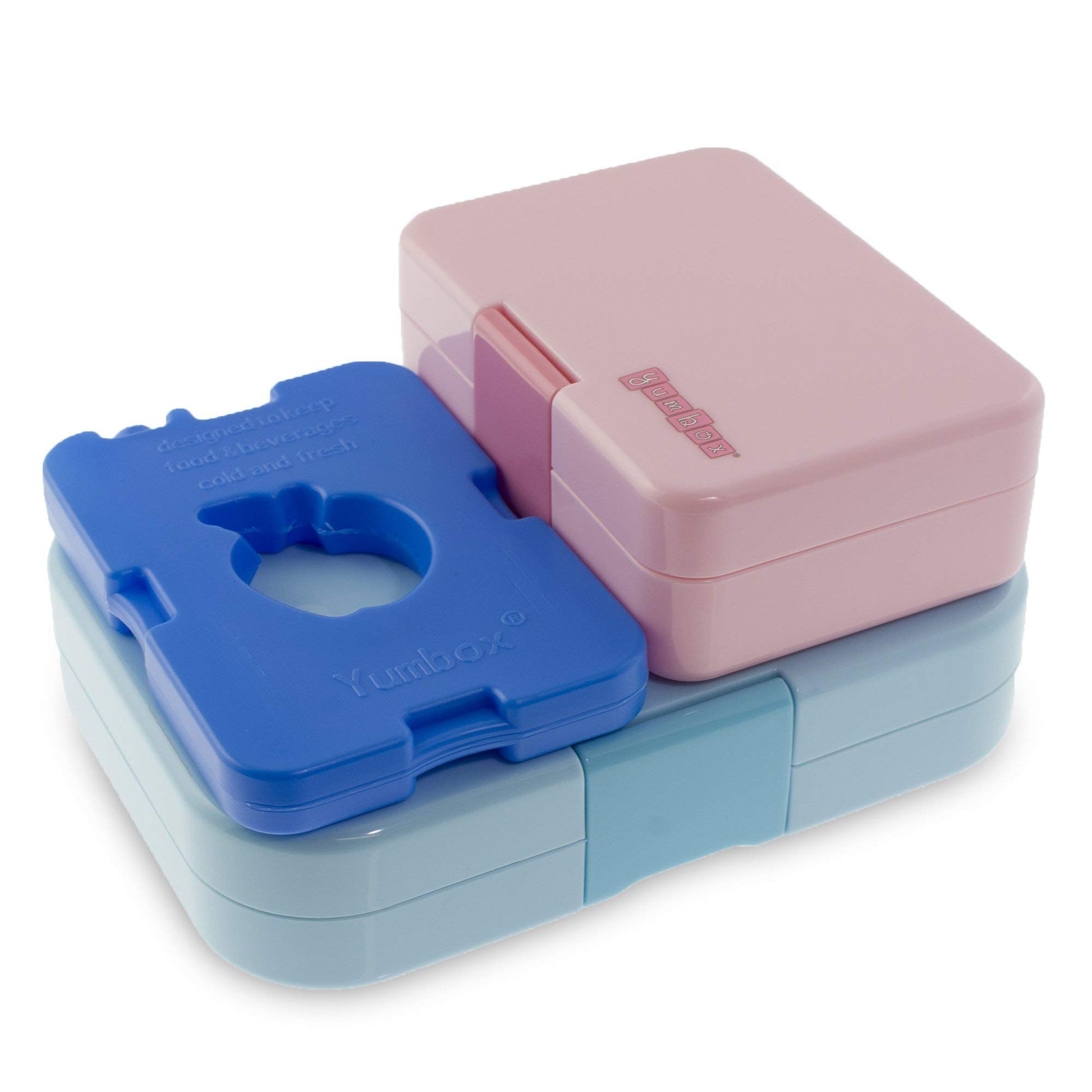 Yumbox Ice Packs (Set of 4) - Slim, Durable & Lightweight for Fresh Food - Perfect Bento Lunchbox, Coolers & More - Non-Toxic, BPA-Free - Opticdeals