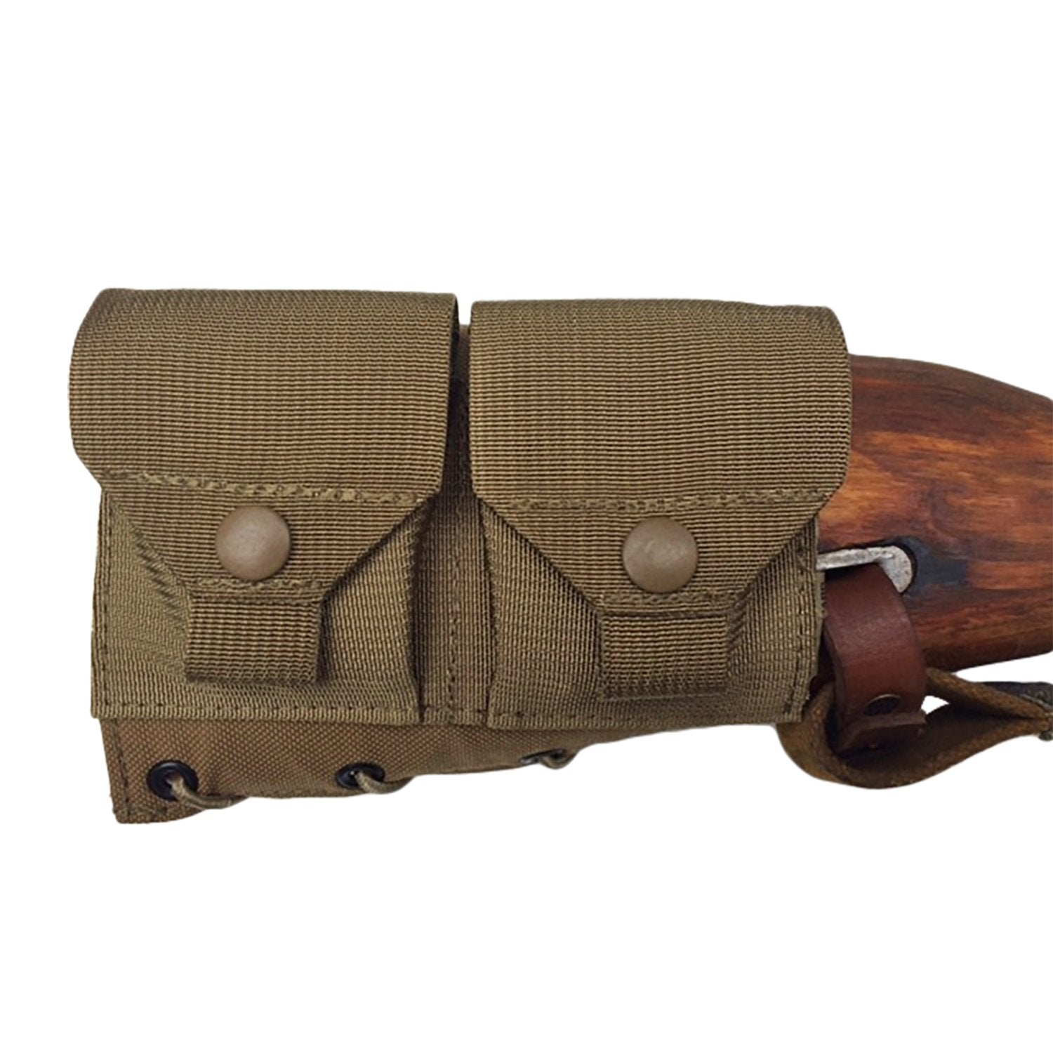 Mosin Nagant Buttstock Pouch (Coyote Brown) - Opticdeals