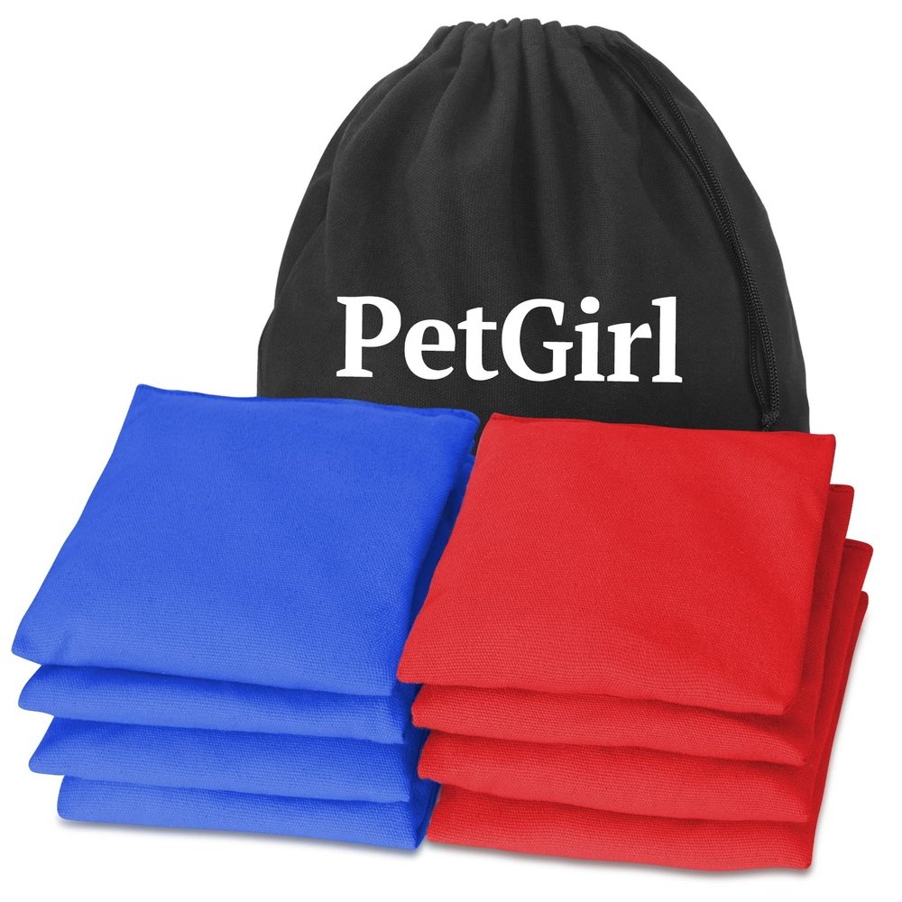 PetGirl Cornhole Bags Premium Weather Duckcloth Cornhole Bean Bags Cornholebags - Opticdeals