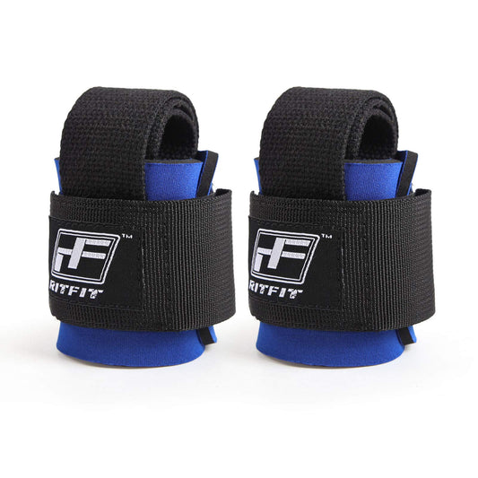 RitFit Lifting Straps + Wrist Protector for Weightlifting, Bodybuilding, MMA, Powerlifting, Strength Training ~ Men & Women - Opticdeals