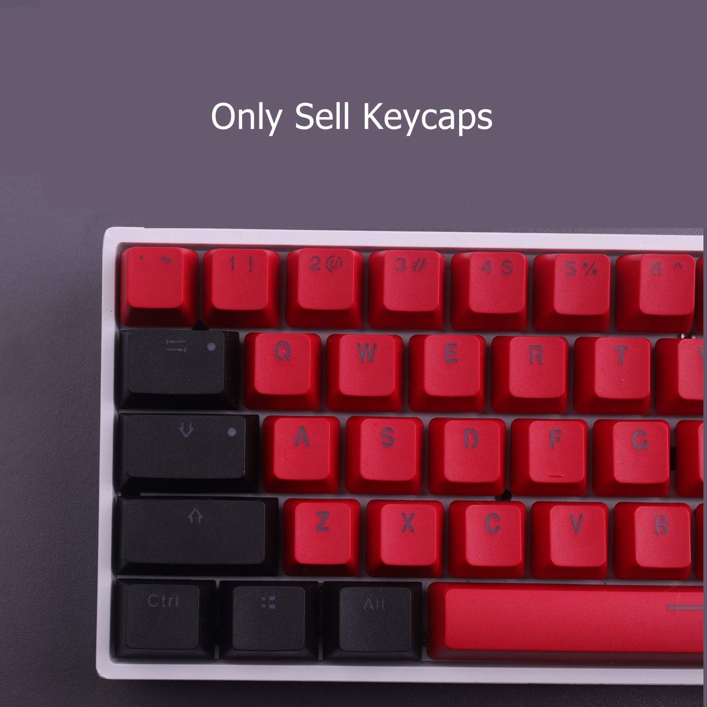 64 Keycaps Backlight Two-Color Mechanical Keyboard Keycaps PBT Keycap for GK64 / - Opticdeals