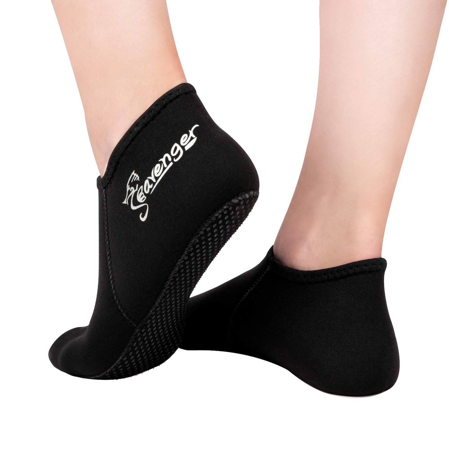 Seavenger Zephyr 3mm Neoprene Socks | Wetsuit Booties for Scuba Diving, - Opticdeals