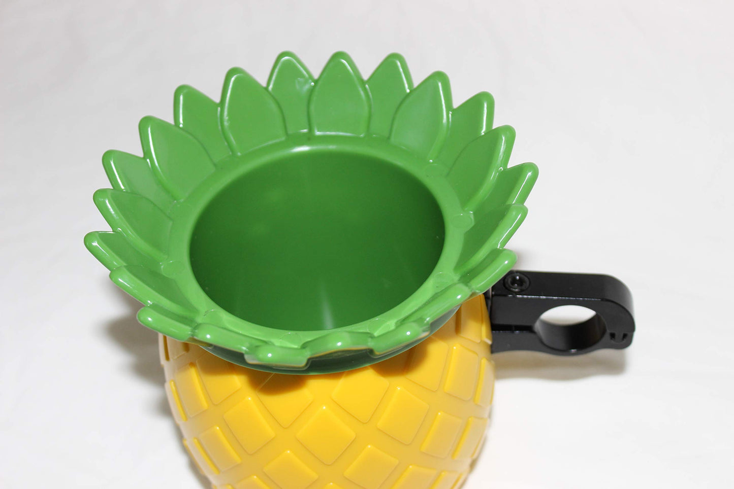 BikeCupHolder - Pineapple Express Bike Cup Holder for Beach Cruiser - Commuter Bicycle - Handlebars - Opticdeals