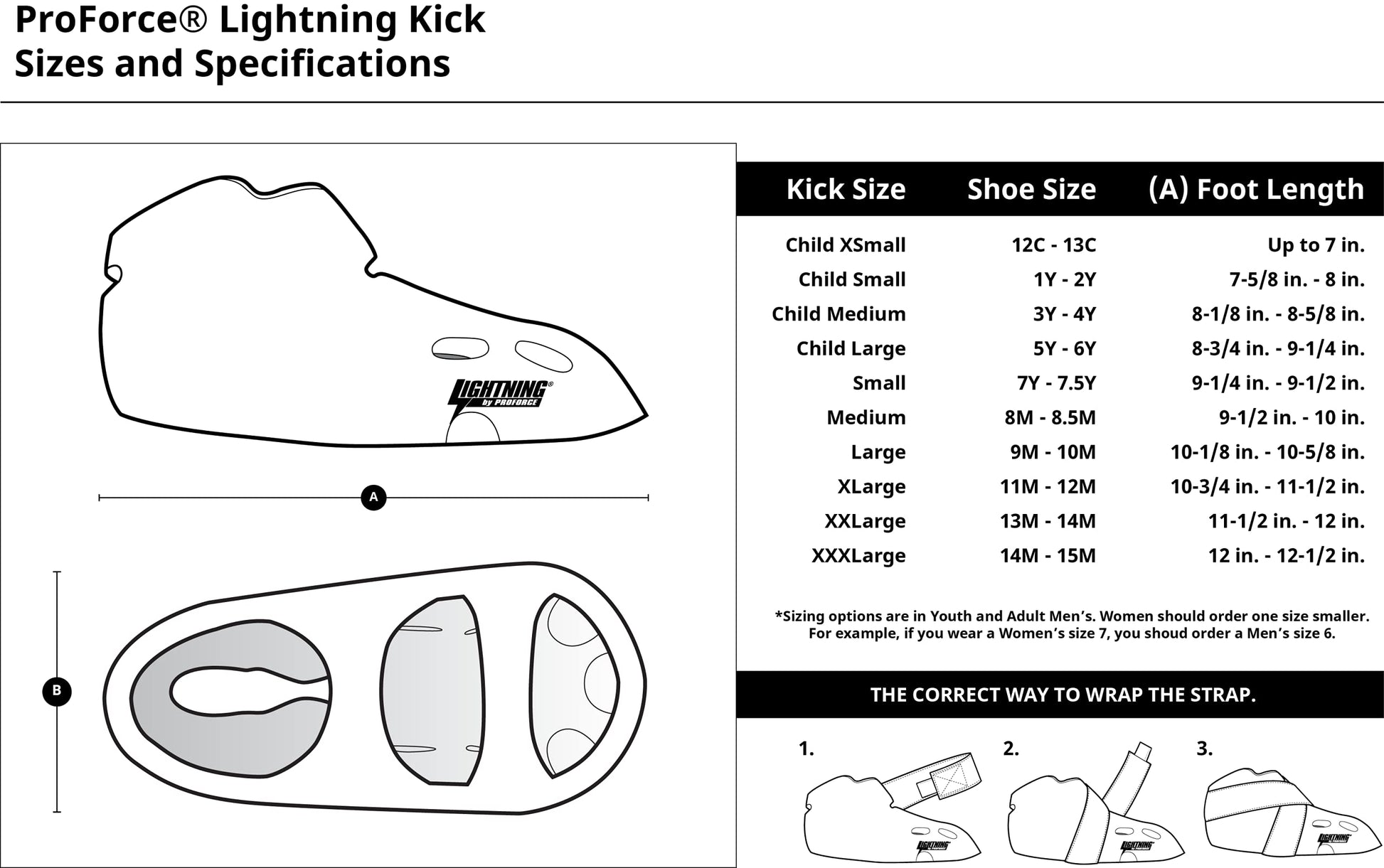 Pro Force Sparring Shoes   Black - Size 3-4  Child Medium Kicks /Footgear - - Opticdeals