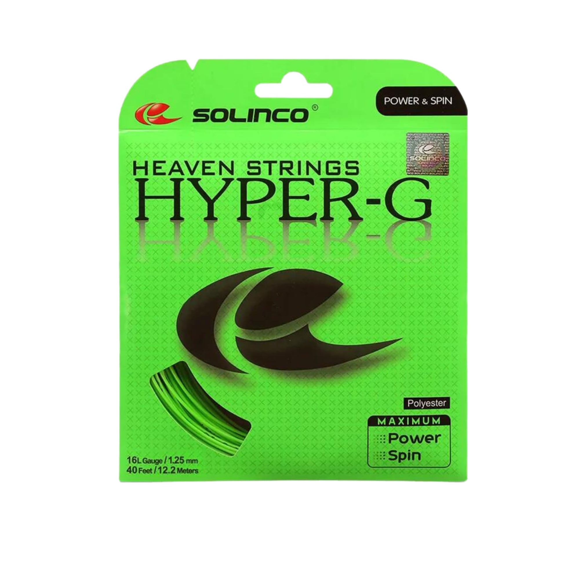 Solinco Heaven Strings Hyper-G Tennis String Set-16g/1.30mm - Opticdeals