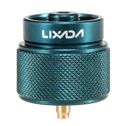 Lixada Camping Stove Adapter 1L Outdoor Propane Small Tank Input EN417 Lindal Valve Output - Opticdeals