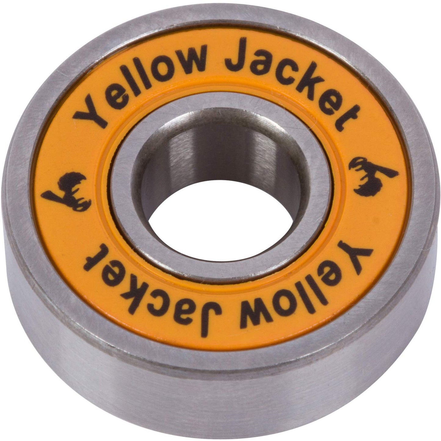 Yellow Jacket Premium Inline Skate Bearings, Roller Skate Bearings, 608, ABEC 9, Tropical Orange (Pack of 16) - Opticdeals