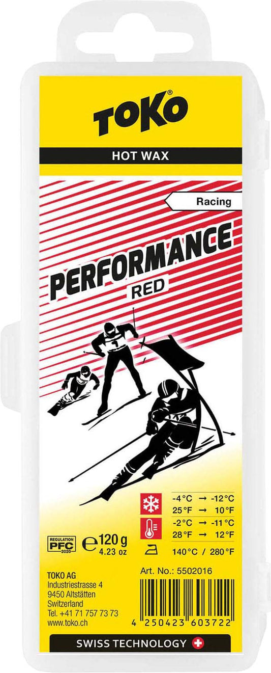 TOKO P Ski Wax Red, 120g - Opticdeals