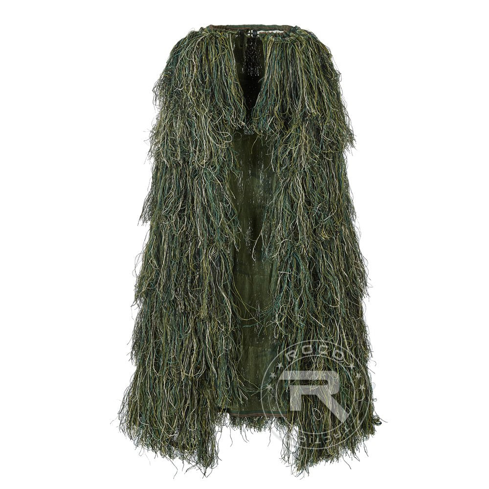 TTGTACTICAL Camouflage Woodland Ghillie Poncho Cape Cloak Tactical Sniper - Opticdeals