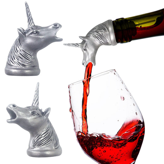 Stainless Steel Animal Wine Aerator & Liquor Pourer (Unicorn) - 9 Designs - Opticdeals