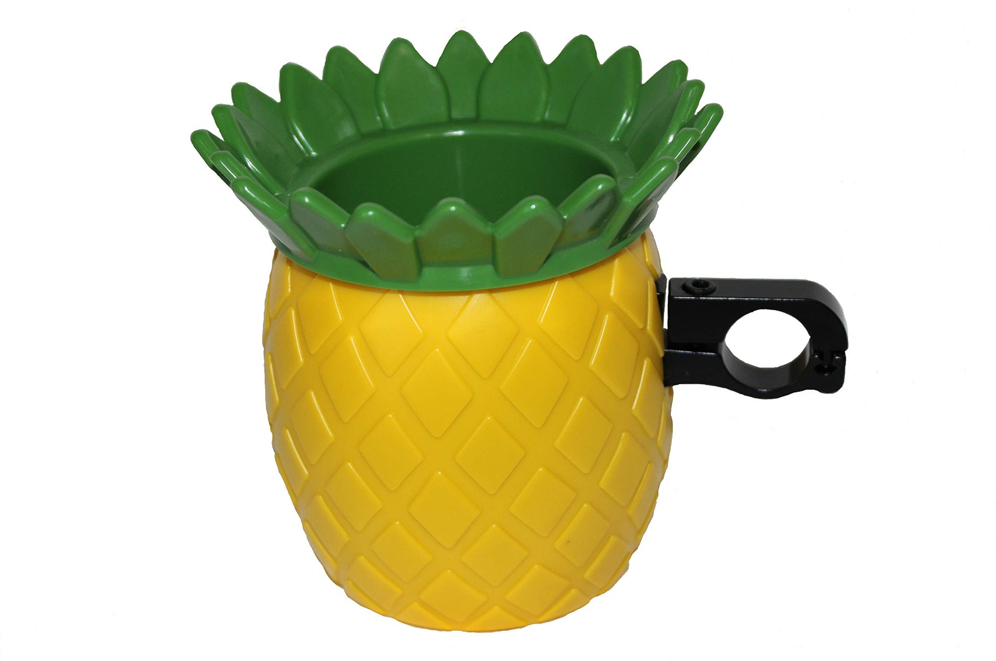 BikeCupHolder - Pineapple Express Bike Cup Holder for Beach Cruiser - Commuter Bicycle - Handlebars - Opticdeals