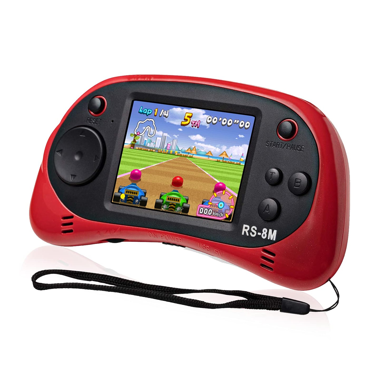 Handheld Video Game Portable with 200 Games 16 Bit 2.5 Inch Screen Mini  Gaming Machine Red - Opticdeals