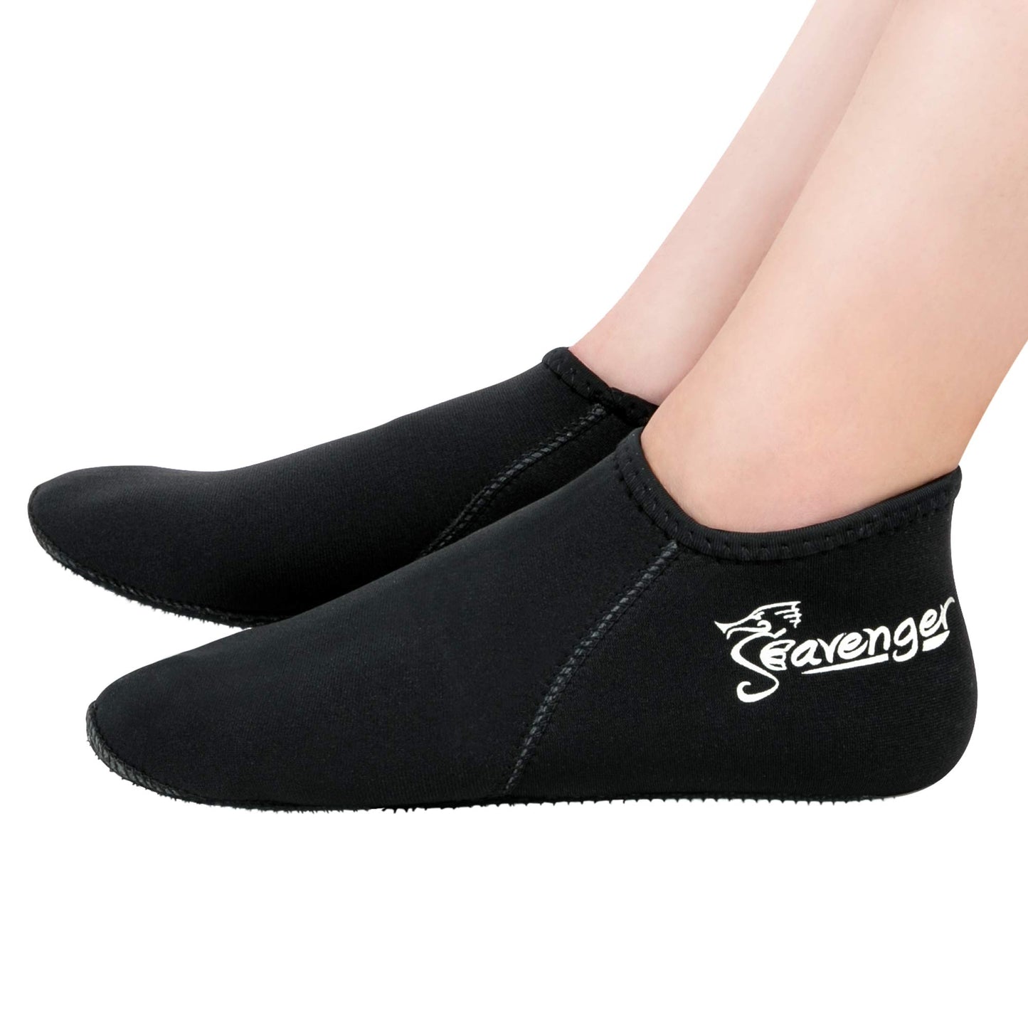 Seavenger Zephyr 3mm Neoprene Socks | Wetsuit Booties for Scuba Diving, - Opticdeals