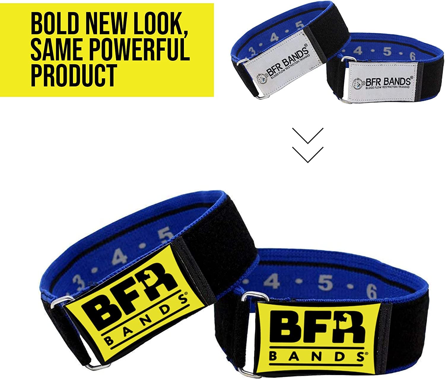 BFR BANDS Rigid Blood Flow Restriction Bands (2" Wide for Arms) - BFR Training - Opticdeals