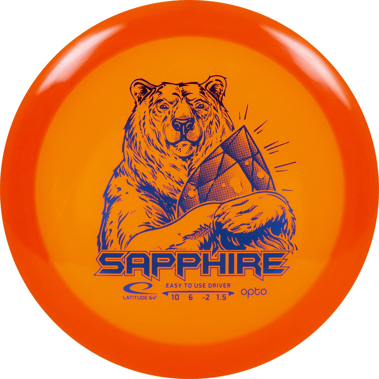 D·D DYNAMIC DISCS Latitude 64 Opto Sapphire Frisbee Golf Disc  Disc Golf Driver - Opticdeals