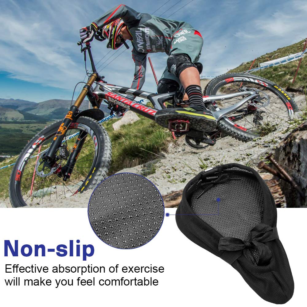 ANZOME Gel Bike Seat Cover for Women and Men, Peloton Seat Cushion Fits for - Opticdeals