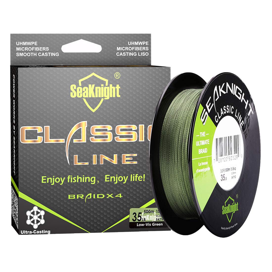 Seaknight Classic Braided Fishing Line, Abrasion Resistant Braided - Opticdeals