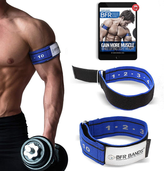 BFR BANDS Rigid Blood Flow Restriction Bands (2" Wide for Arms) - BFR Training - Opticdeals