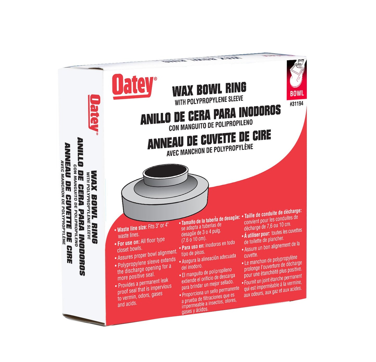 Oatey 31194, Small - Opticdeals