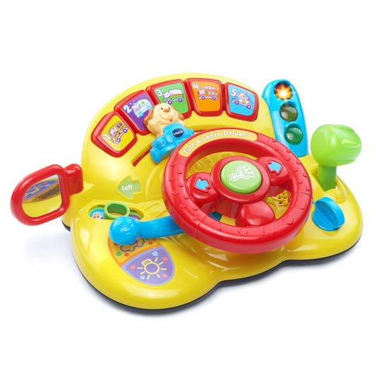 VTech Turn and Learn Driver, Yellow - Opticdeals