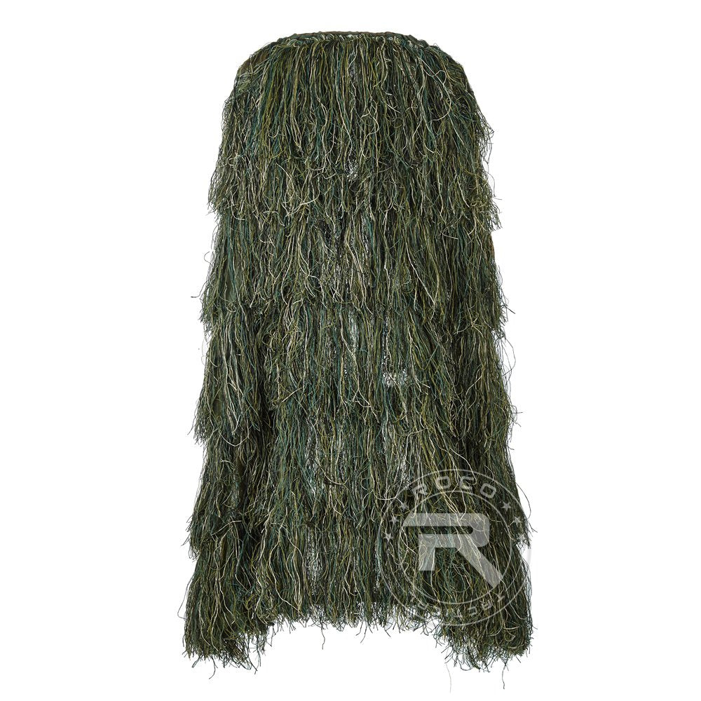 TTGTACTICAL Camouflage Woodland Ghillie Poncho Cape Cloak Tactical Sniper - Opticdeals