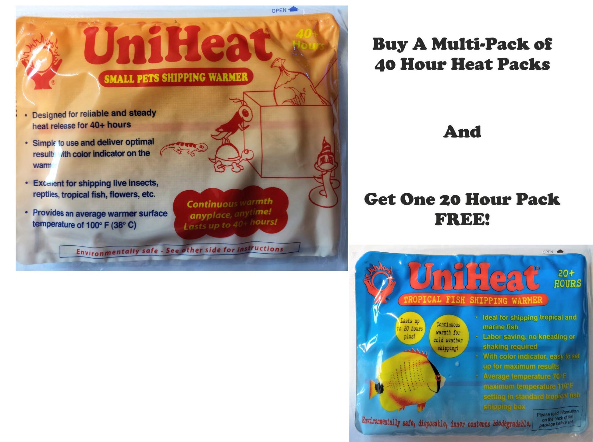Uniheat Shipping Warmer 40+ Hours, 8 Pack ! - Opticdeals