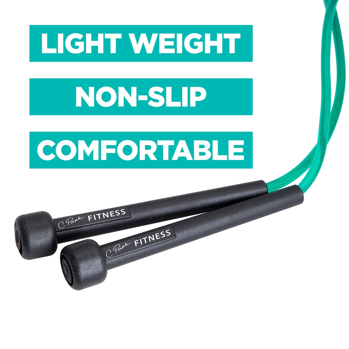 C. PARK FITNESS Jump Rope, Adjustable Tangle-Free Speed Skipping Rope with - Opticdeals