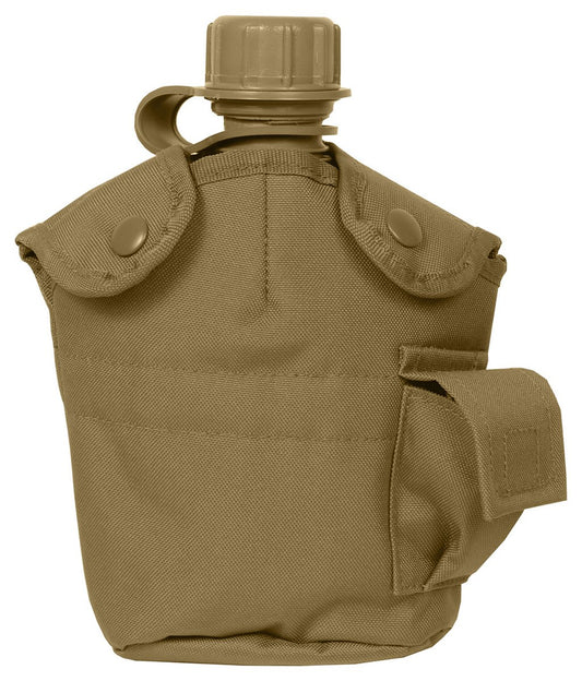 Rothco Gi Style Molle Canteen Cover, Coyote - Opticdeals