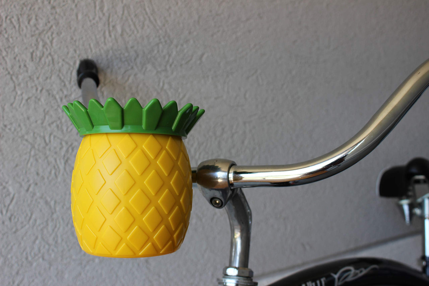 BikeCupHolder - Pineapple Express Bike Cup Holder for Beach Cruiser - Commuter Bicycle - Handlebars - Opticdeals