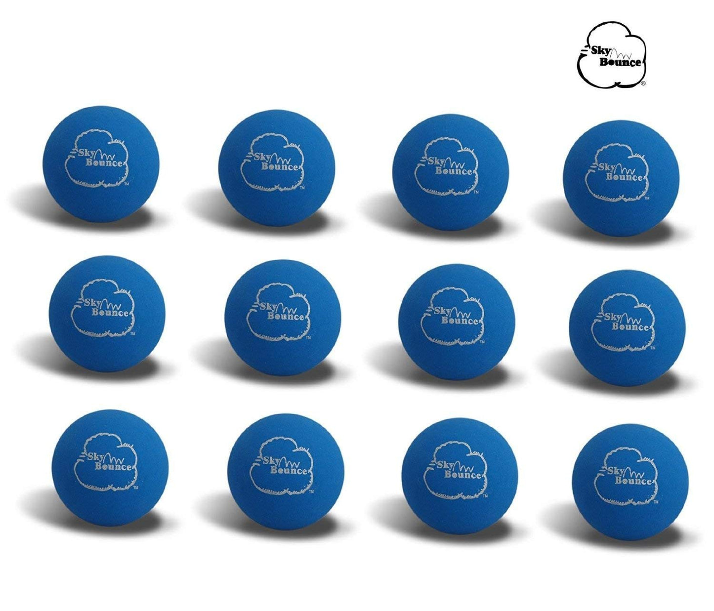 Sky Bounce Color Rubber Handballs for Recreational Handball, Stickball, - Opticdeals