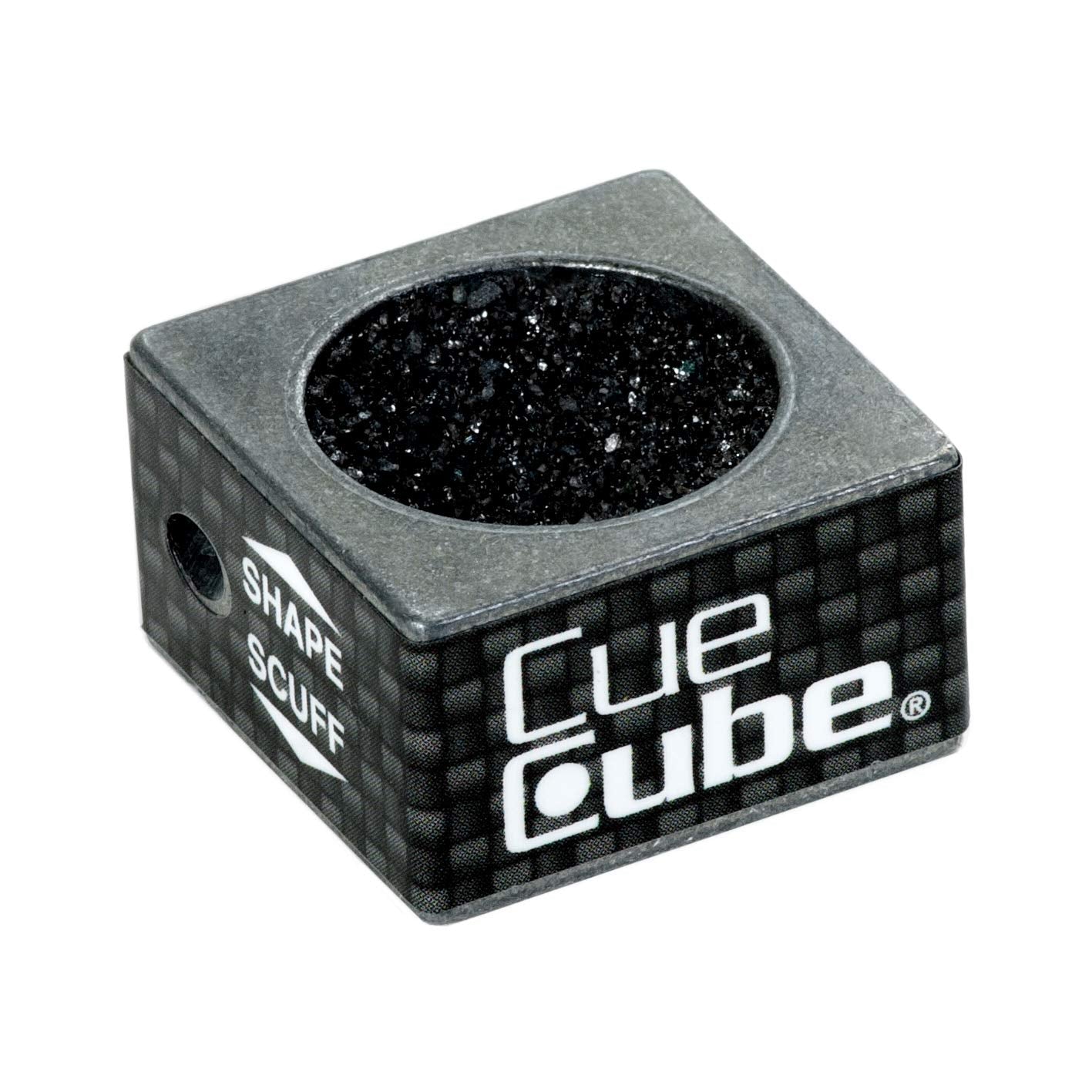 Cue Cube Pool Billiard Cue TIP Tool 2 in 1 Shaper Scuffer Nickel or Dime Radius Choose Your Color (Dime (.353"), Silver) - Opticdeals