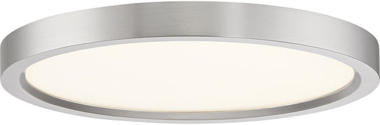 Quoizel OST1711BN Outskirt Modern Super Flush Mount Ceiling Lighting, 1-Light, - Opticdeals