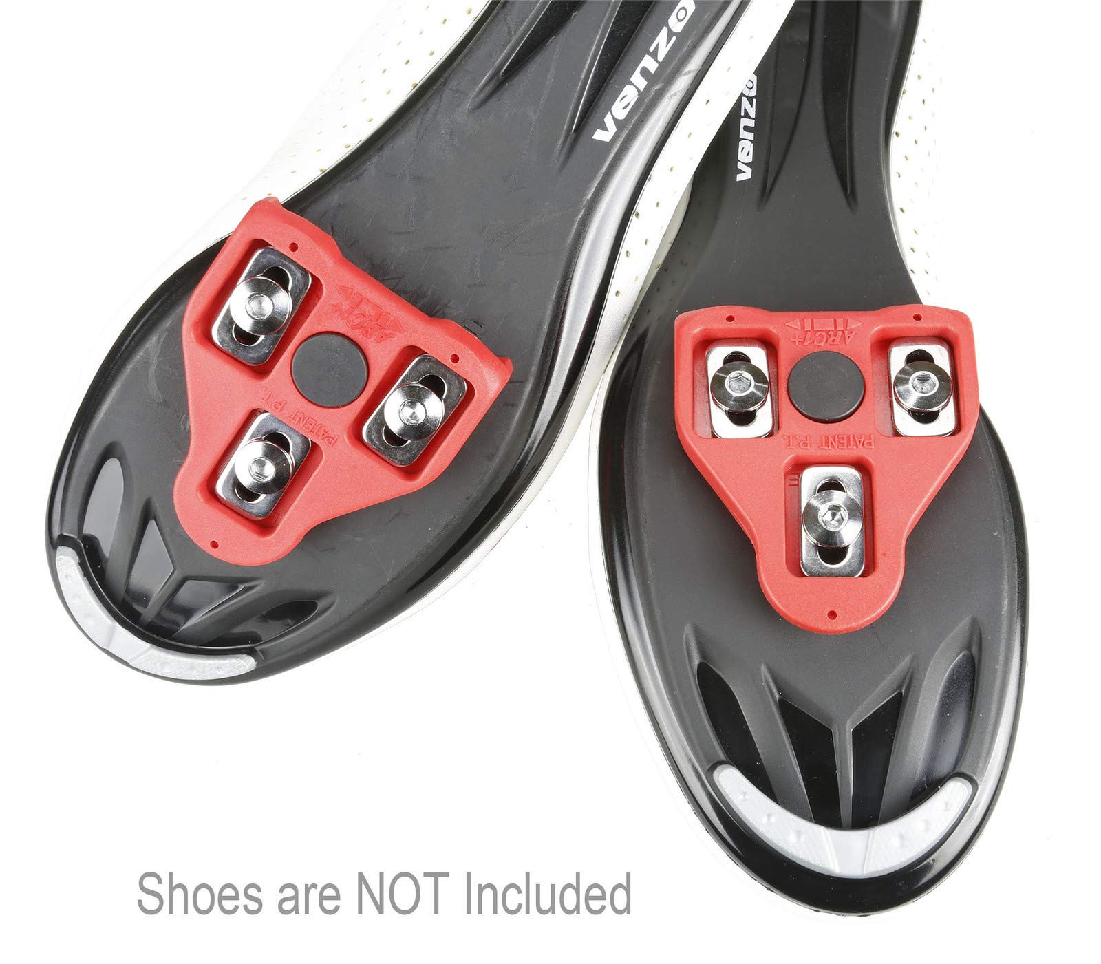 CyclingDeal 2 Pairs of Bike Cleats Compatible with Peloton Look Delta (9 Degree) - Opticdeals