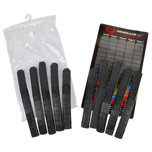 Renegade GK Endo Pro-Tek Fingersaves (Set of 10) Fits Goalkeeper Gloves Sizes 4-12, Maximum Protection - Opticdeals