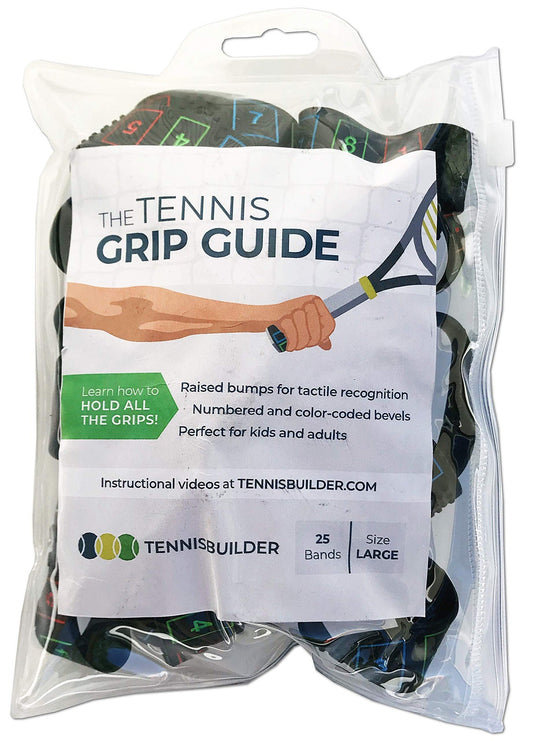 The Tennis Grip Guide by Tennisbuilder | Designed for Adults and Kids Tennis - Opticdeals