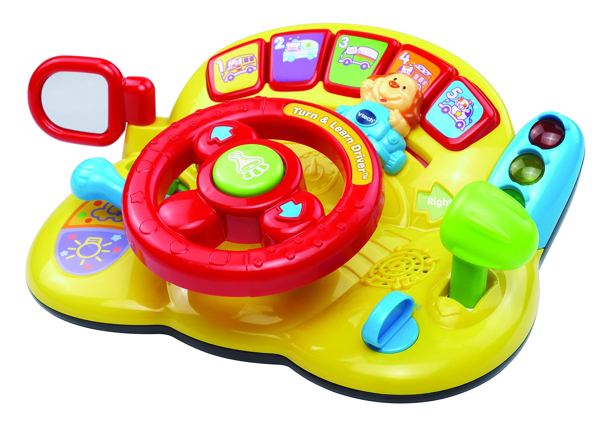 VTech Turn and Learn Driver, Yellow - Opticdeals