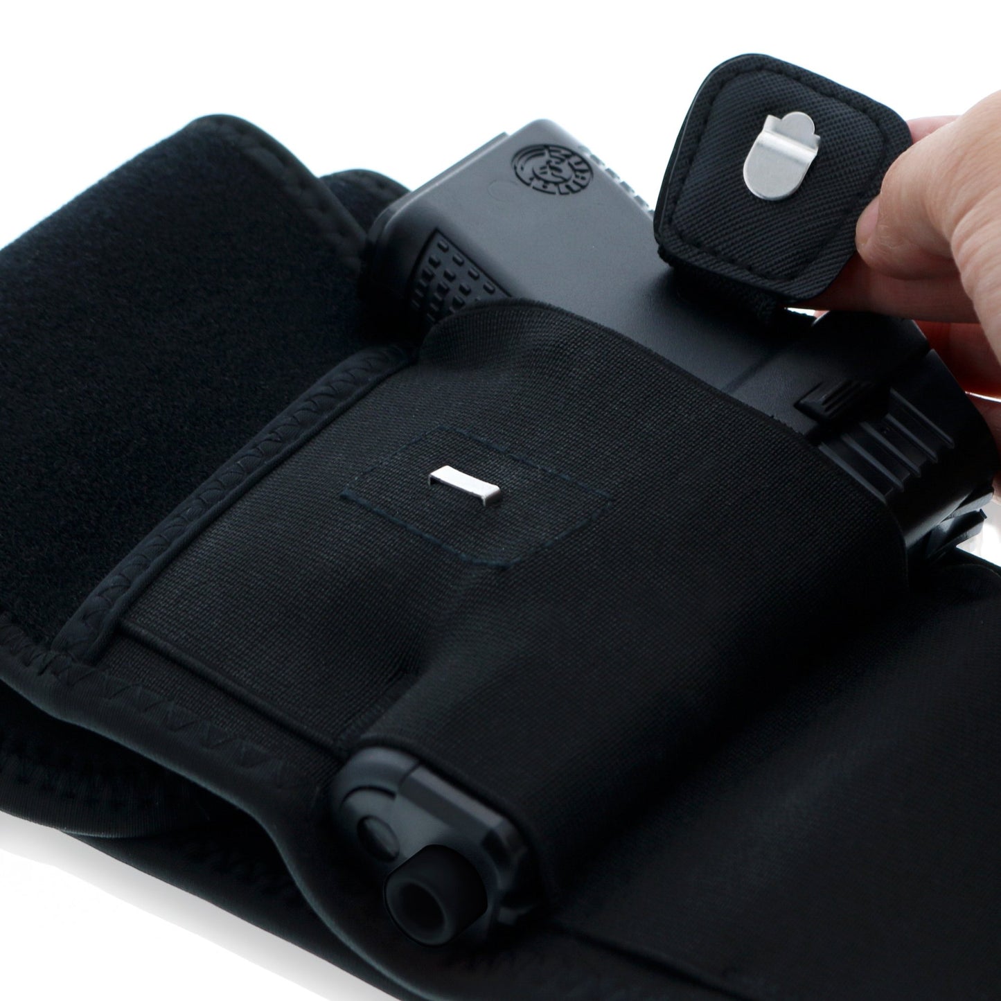 Belly Band Holster Concealed Carry Multiple Positions, with Spare Mag Pouch,  XL - Opticdeals