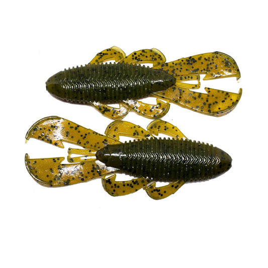 Googan Baits Bandito Bug, Green Pumpkin 7pack - Opticdeals