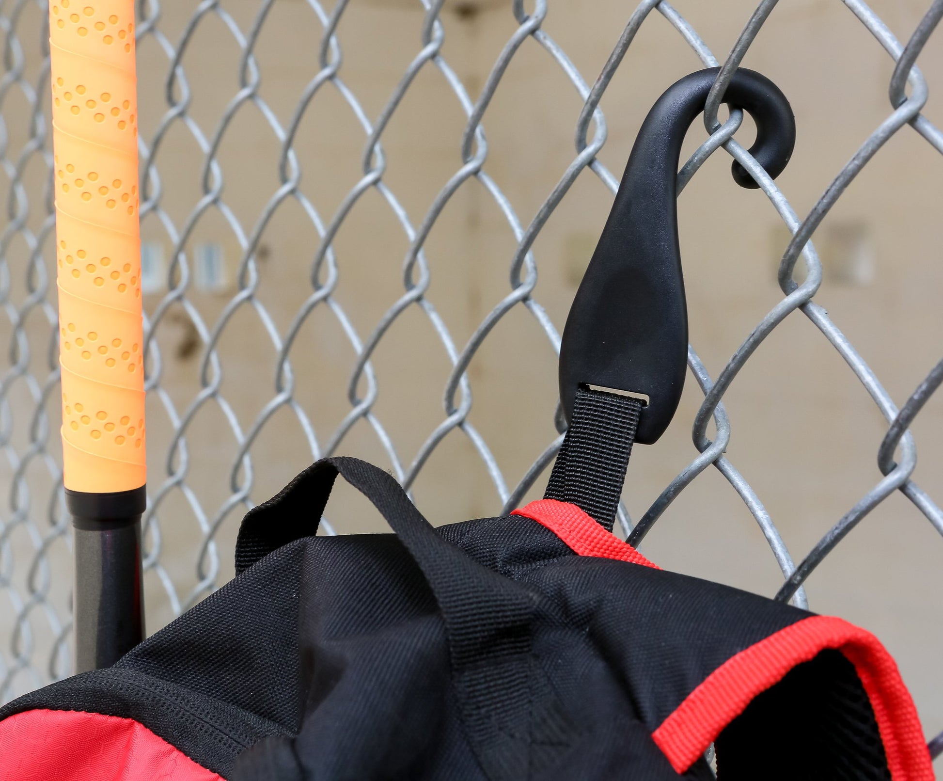 Youth Baseball Bat Bag - Backpack for Baseball, T-Ball & Softball Equipment & Gear | Holds Bat, Helmet, & Glove | Fence Hook (Red) - Opticdeals