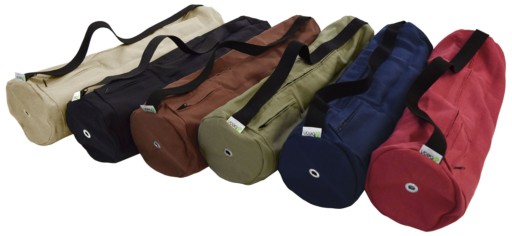 Bean Products Yoga Mat Bag 100% Hemp, Large or Extra Large (fits All Jade and Manduka Mats) Made in USA - Opticdeals