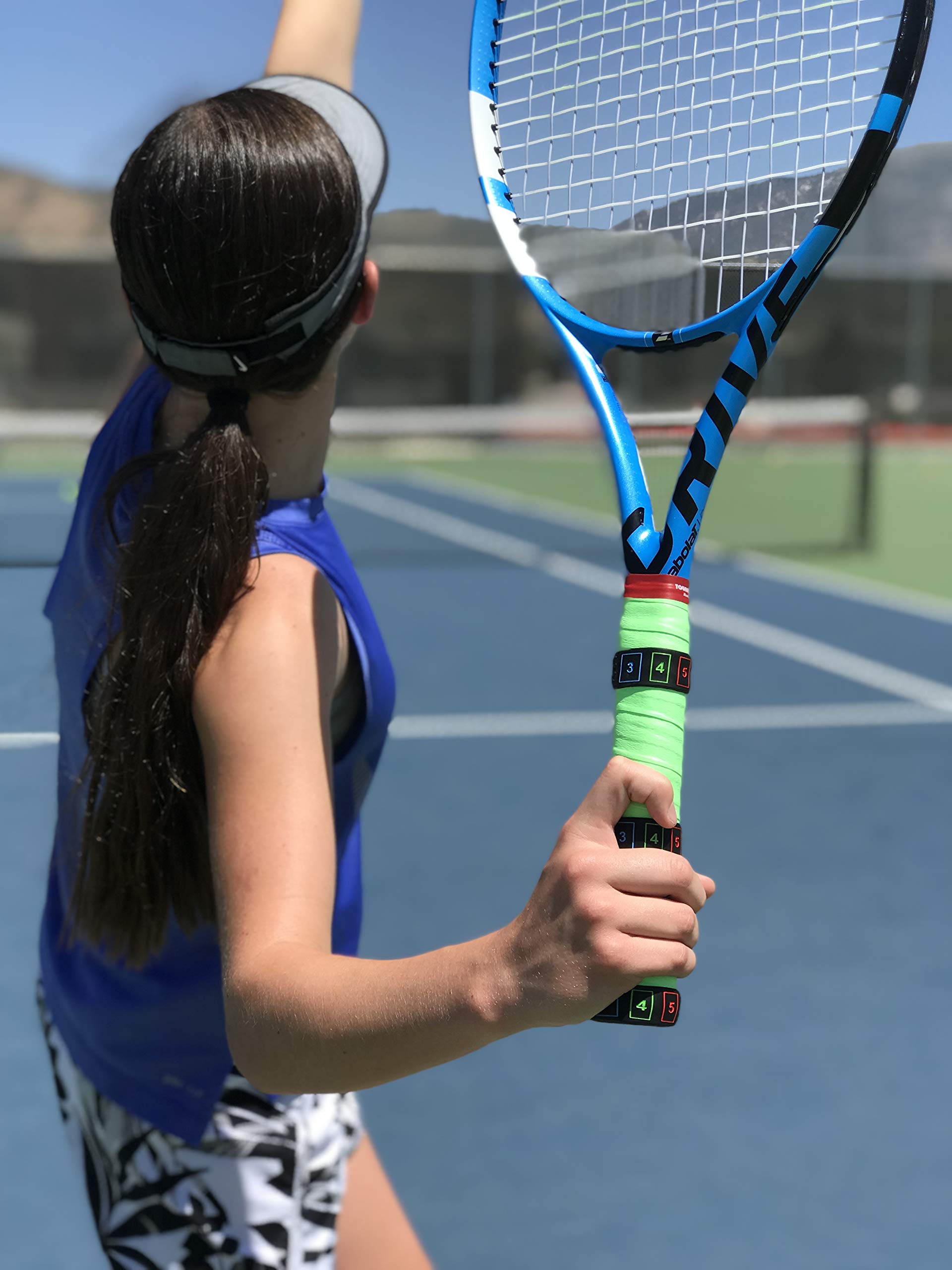 The Tennis Grip Guide by Tennisbuilder | Designed for Adults and Kids Tennis - Opticdeals